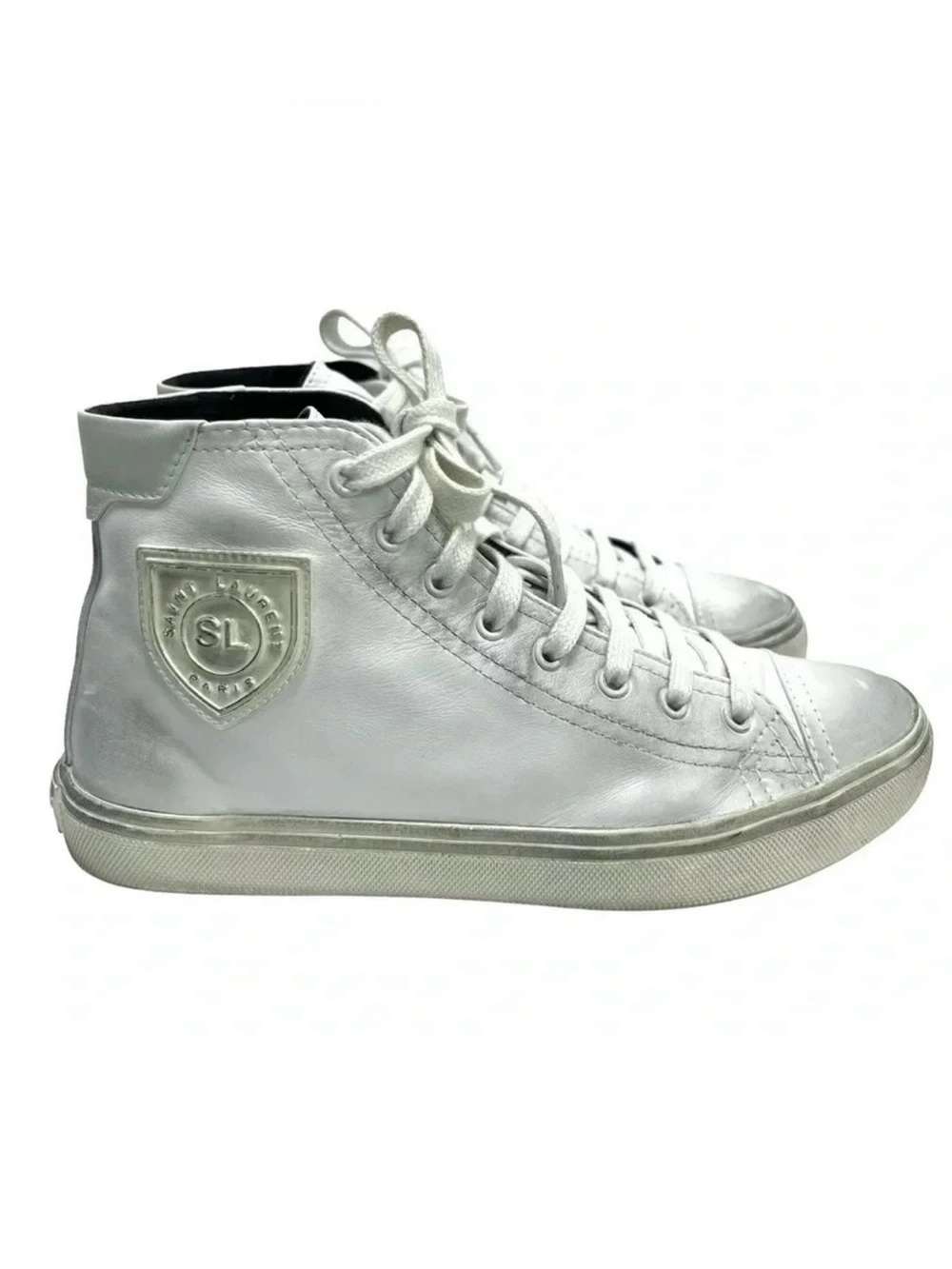 Saint Laurent | Shoes | Saint Laurent Leather Bedford High Top